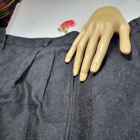 Harris/Wallace, Not Worn, Black Lined Women's 100% Wool Dress Pants, Size 12 - Picture 7 of 9